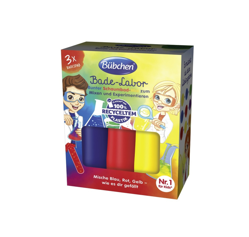 Bübchen Kids Bath Laboratory koupelová laboratoř 3x50 ml