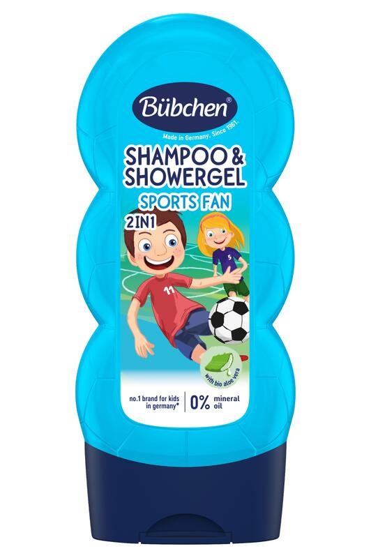 BÜBCHEN Kids šampon a sprchový gel 2v1 sport 230 ml