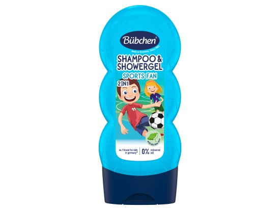 BÜBCHEN Kids šampon a sprchový gel 2v1 sport 230 ml