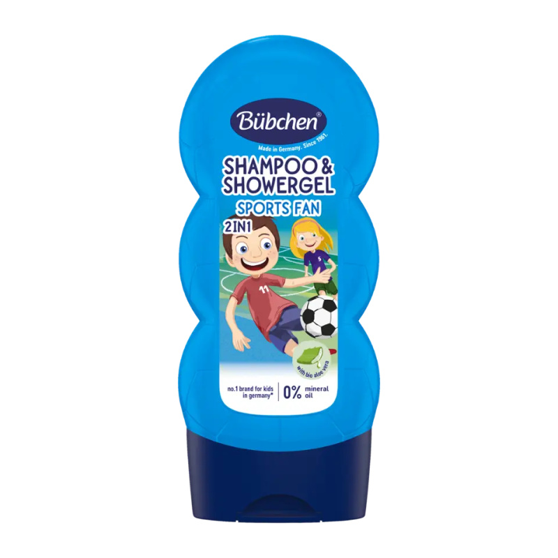 BÜBCHEN Kids šampon a sprchový gel 2v1 sport 230 ml