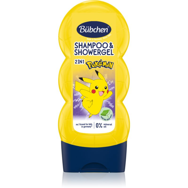 BÜBCHEN KIDS Šampon a sprchový gel 2v1 Pokémon 230 ml
