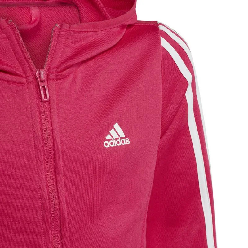 Adidas Designed 2 Move 3-Stripes Hoodie Full Zip Jr HM4485 mikina s kapucí 164cm