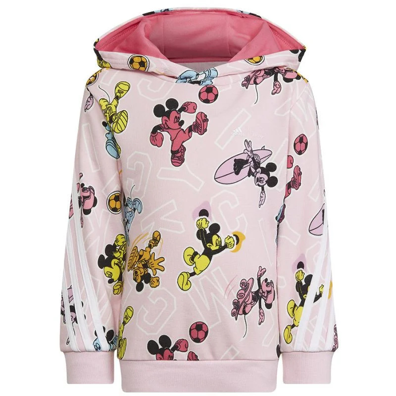 Adidas LK Disney MM Hoodie Jr HK6661 Mikina s kapucí 122 cm