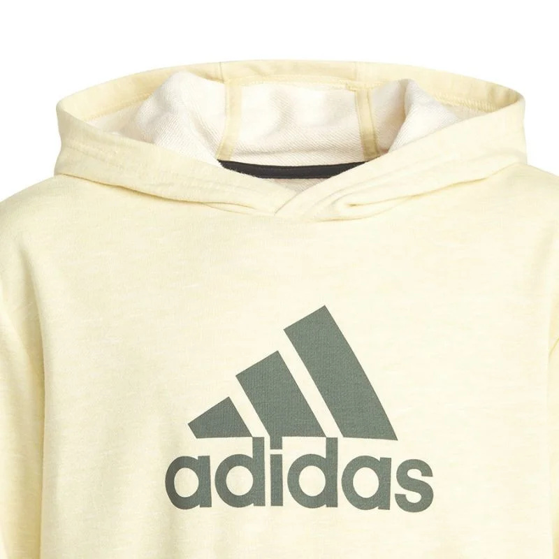 Dětská mikina Badge of Sport Hoodie Jr HN8469 - Adidas 140 cm