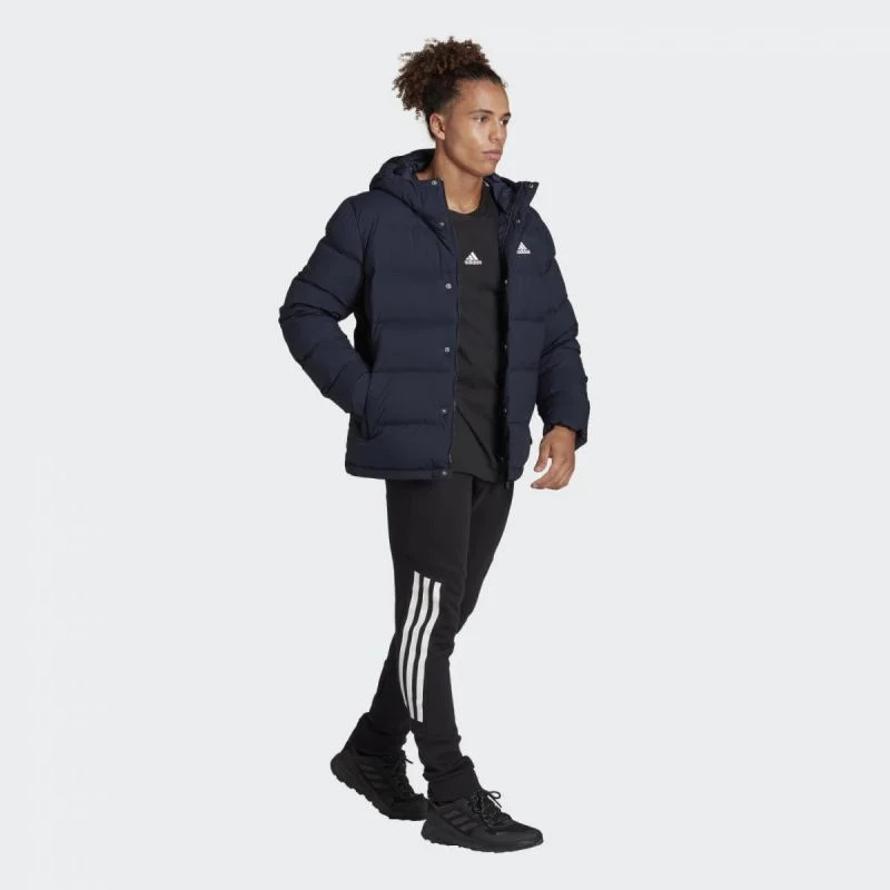 Adidas Helionic Péřová bunda s kapucí M HG8750 2XL