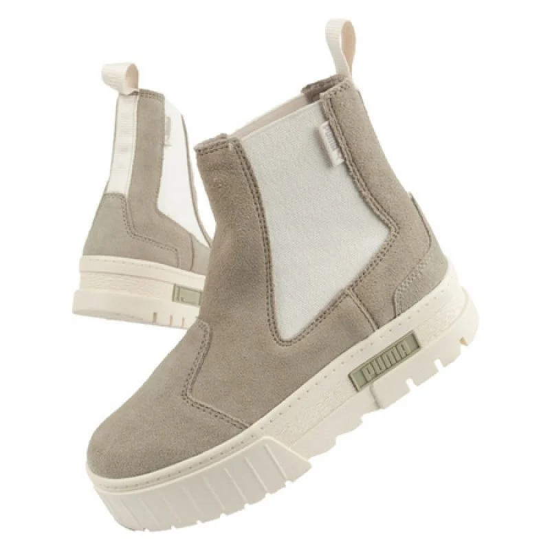 Dámské Mayze Chelsea Suede W 382829 05 šedo/bílé - Puma 37,5