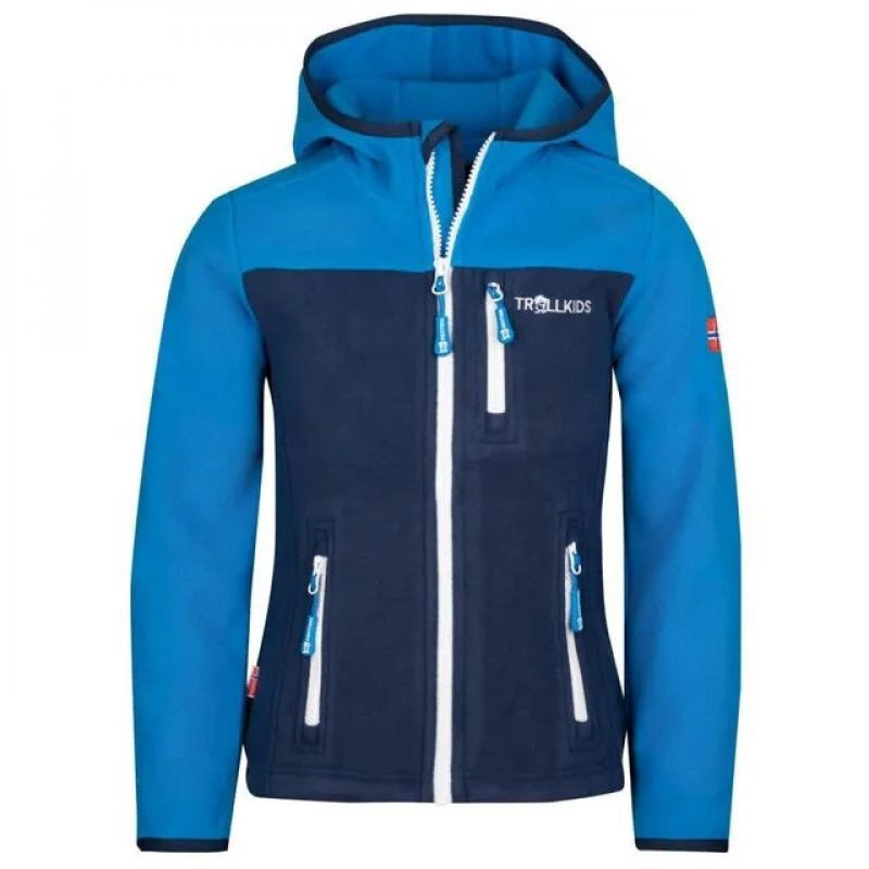 Bunda fleeceová TrollKids Kids Stavanger Jacket Jr 706-160 140