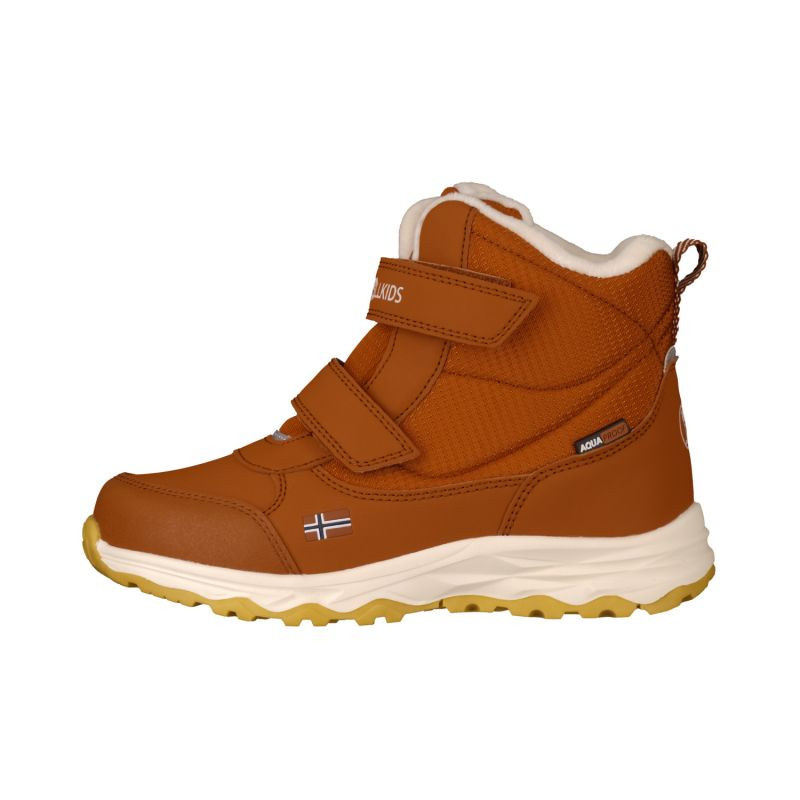 Trollkids Dětské zimní boty Hafjell bronze Jr 264-808 33