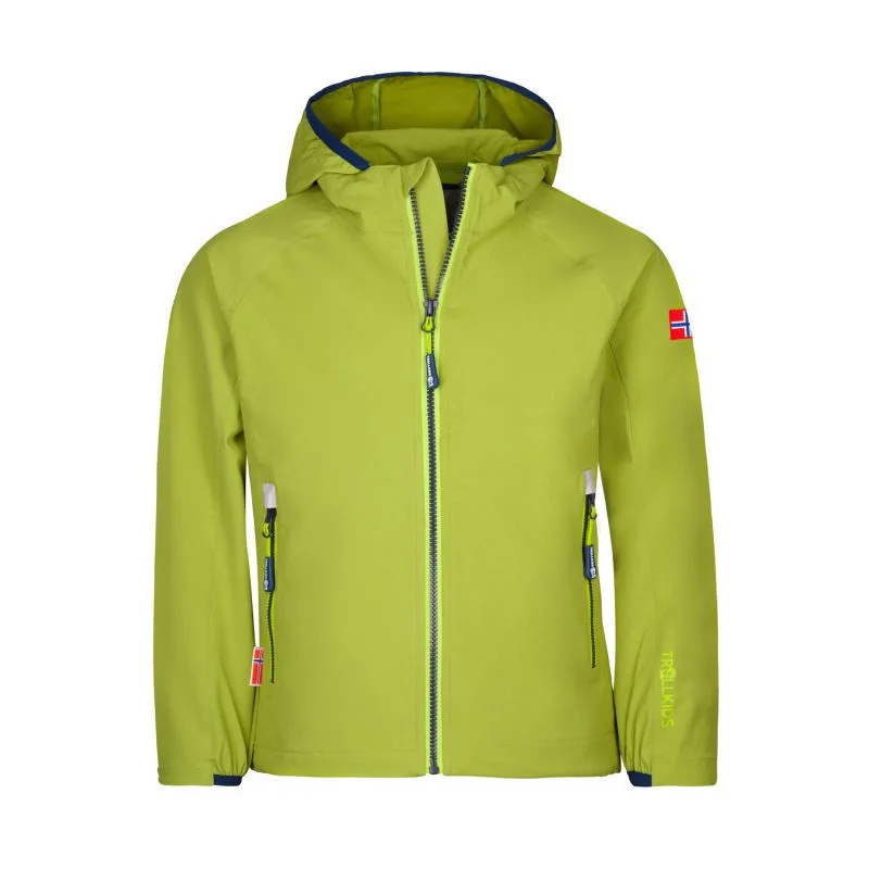 Trollkids Kvalvika Jacket Jr 328-345 softshellová bunda 176