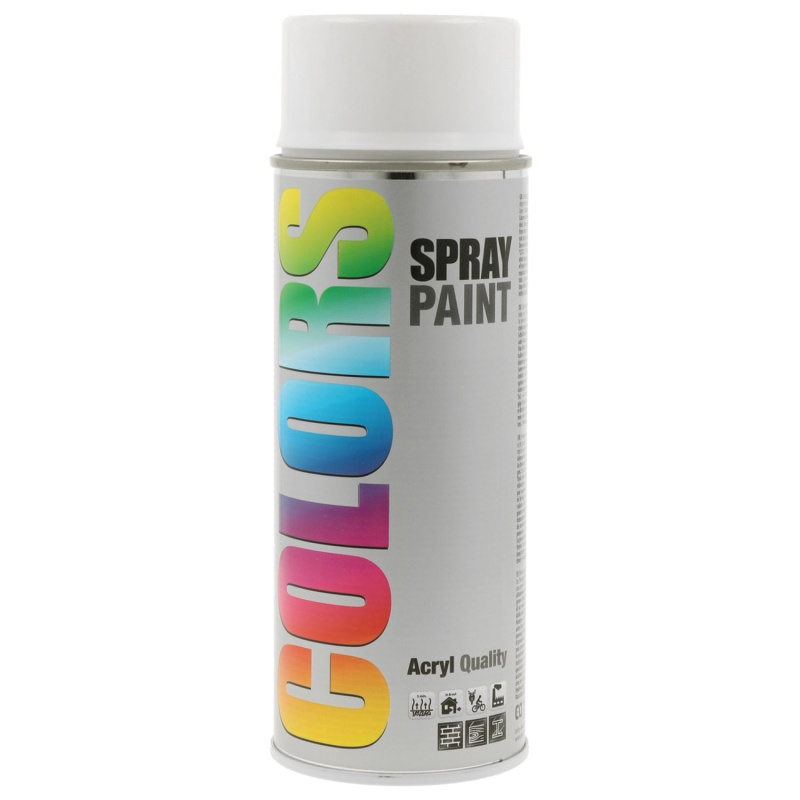 Lak ve spreji COLORS RAL 9003 lesk, 400 ml