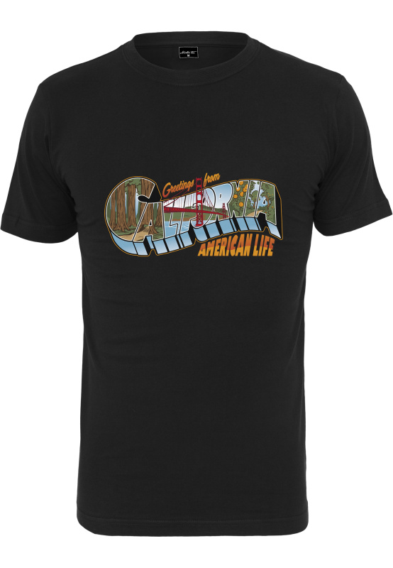American Life Greetings Tee černé