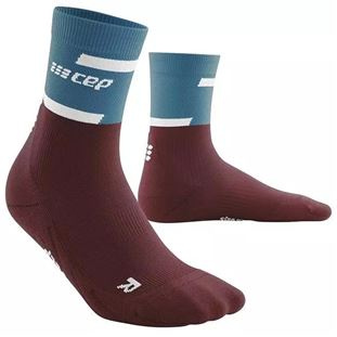 CEP vysoké ponožky 4.0 pánské vel.: V, barva: petrol/dark red