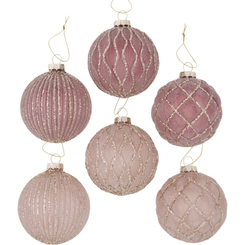 Boltze Home Vánoční koule Taina v 6 provedeních