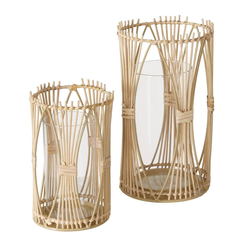 Boltze Home Svícny boho EIREEN, 2 ks hnědá