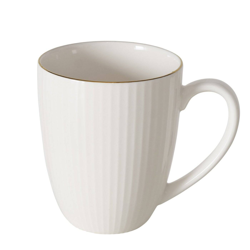 Boltze Home Porcelánový hrnek, bílý, 400 ml bílý