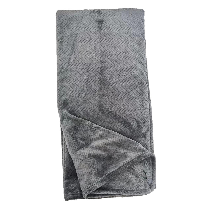 Boltze Deka šedá 180 x 130 cm