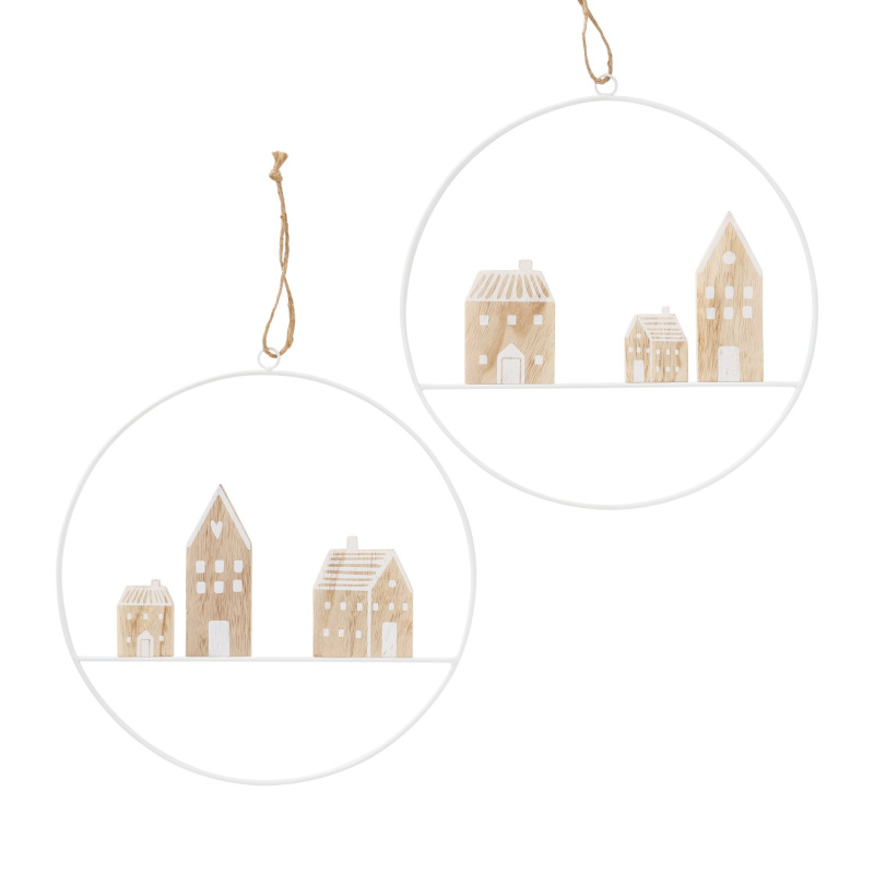 Boltze Dekorativní figurka závěsná různé druhy 32 x 30 cm, 1 ks