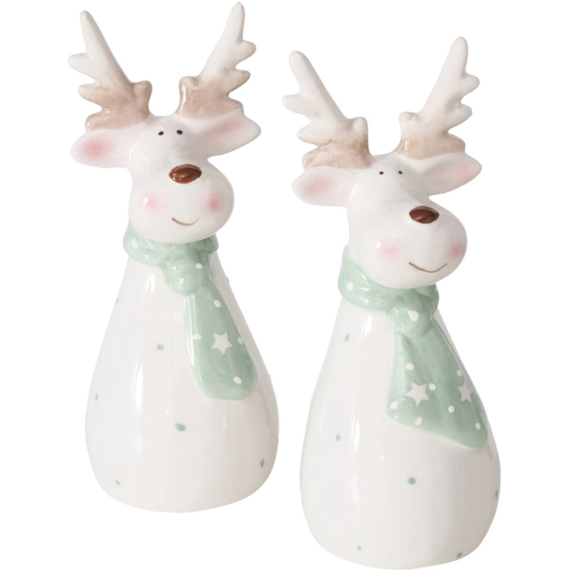 Boltze Figurka Mommel, bílá, 18 x 7 x 7 cm