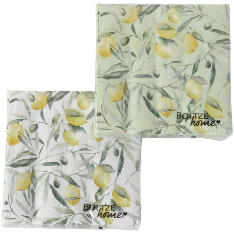 Boltze Ubrousky citrón různé druhy 20 ks