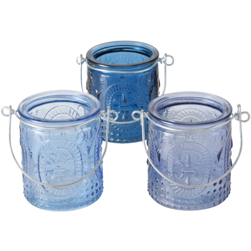 Boltze Svícen Country různé barvy pr. 8 x 7 cm