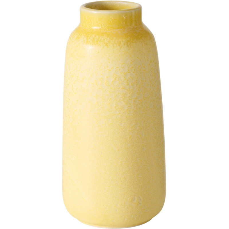 Boltze Váza Jerson žlutá pr. 8 x 17 cm