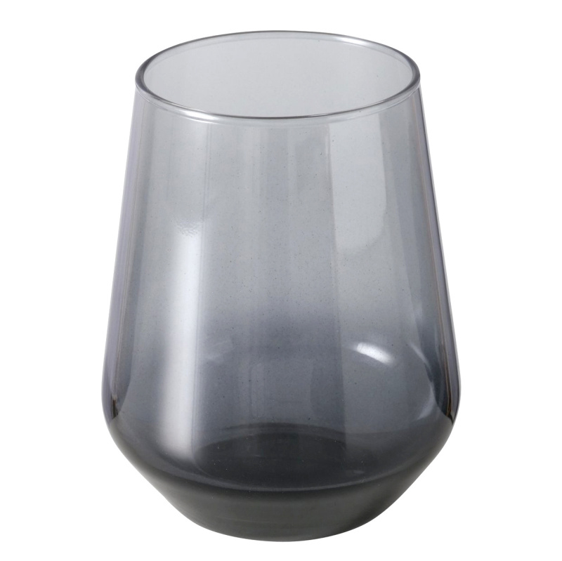 Boltze Home Sklenice z barveného skla, 11 cm, MALINIO šedá