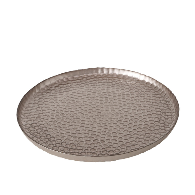 Boltze Skleněný talíř RADO, Ø 28 cm zlatá
