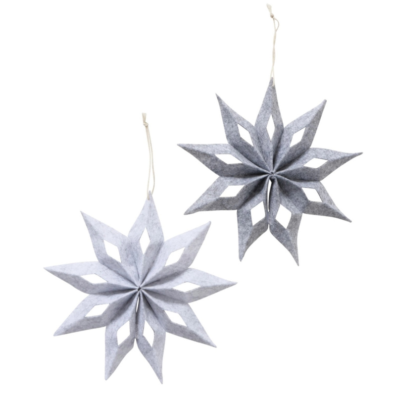 Boltze Závěsná dekorace hvězda Kassio různé barvy 4 x 4 cm, 1 ks