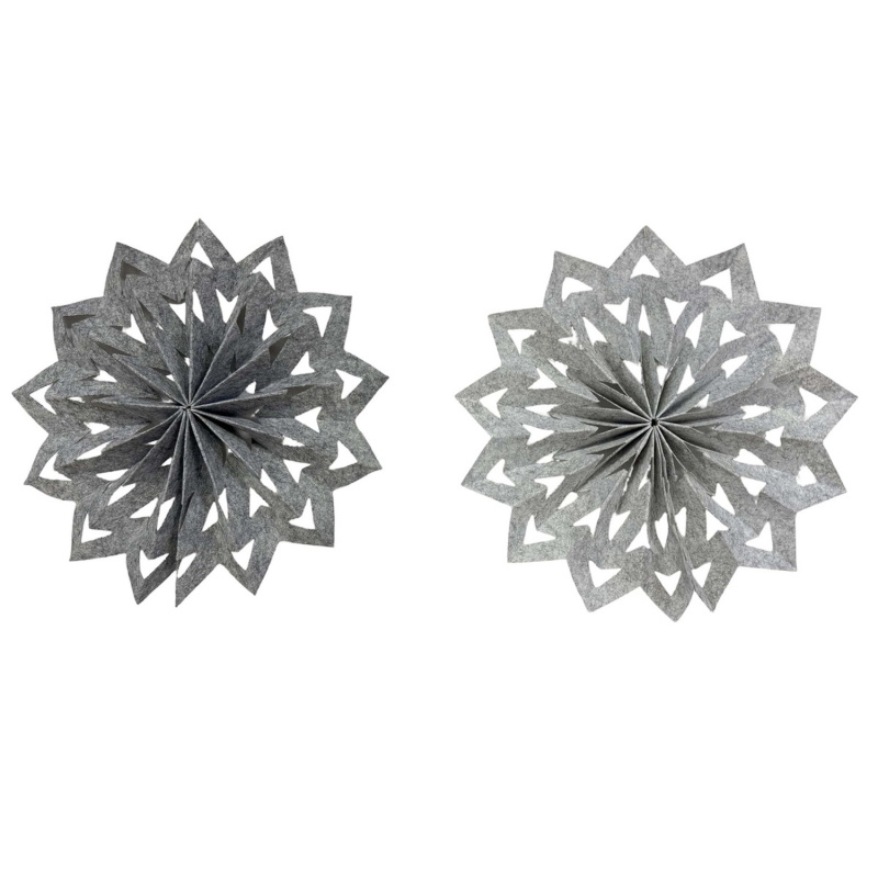 Boltze Závěsná dekorace hvězda Kassio různé barvy 20 x 20 cm, 1 ks