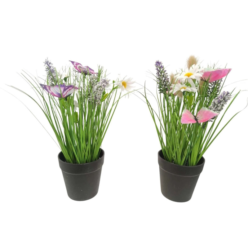 Boltze Umělá rostlina v květináči Kaia různé druhy 27 x 27 x 27 cm, 1 ks