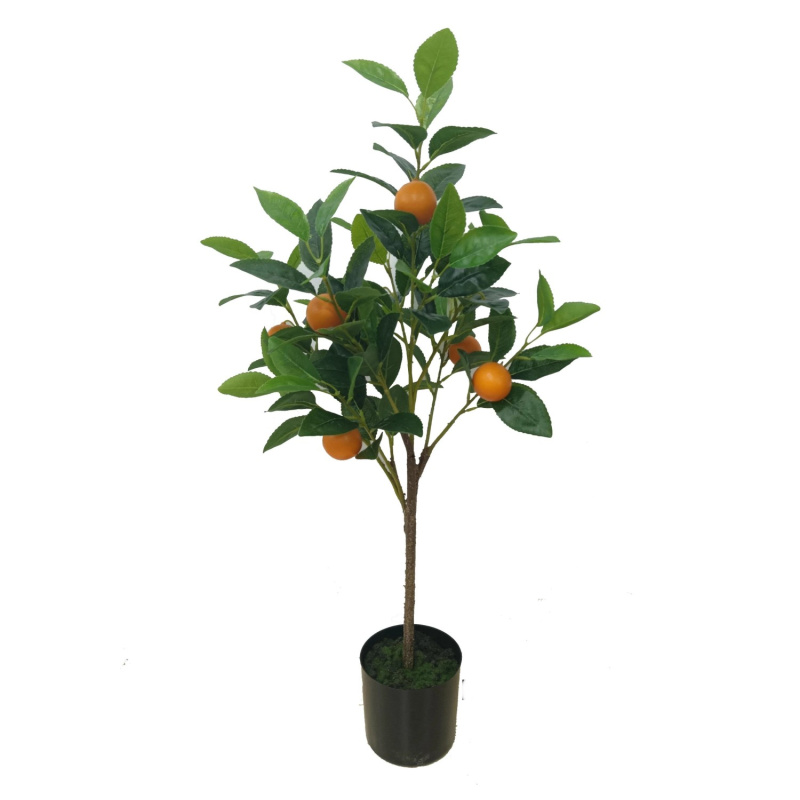 Boltze Umělá rostlina v květináči citrón S 73 x 20 x 30 cm