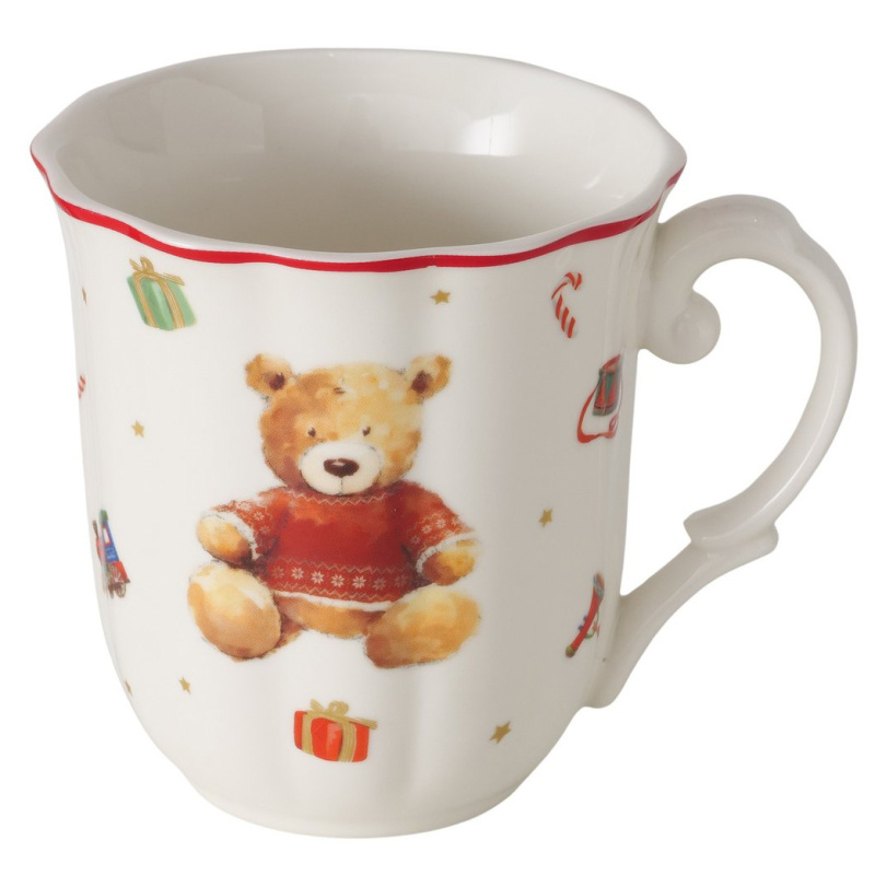 Boltze Home Hrnek s medvídkem BAILEY, 350 ml bílý