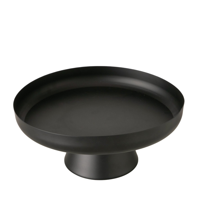 Boltze Home Kovová mísa CREDO, černá, výška 13 cm černá