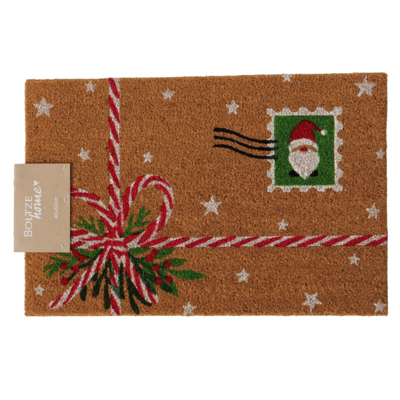 Boltze Home Rohožka ke dveřím JULEBREV, 60 x 40 cm hnědý