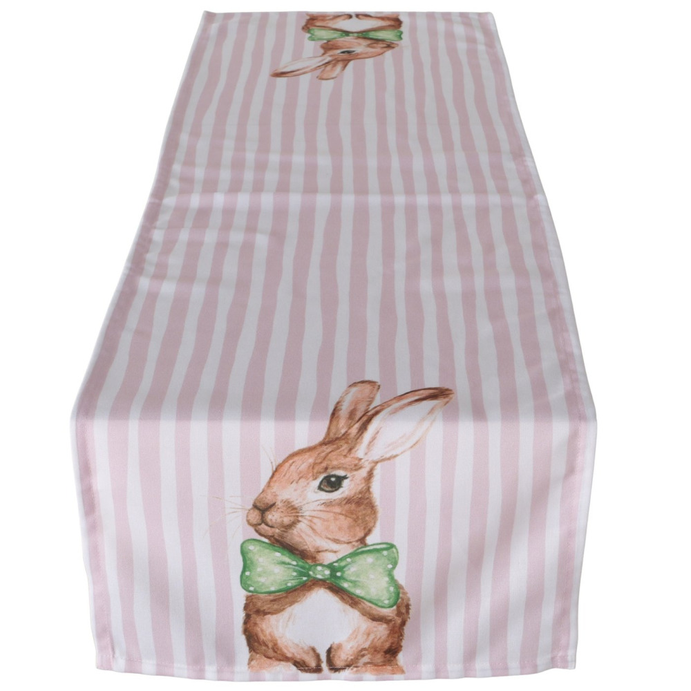 Boltze Home Běžník na stůl BOBBIE, 140 × 40 cm růžový
