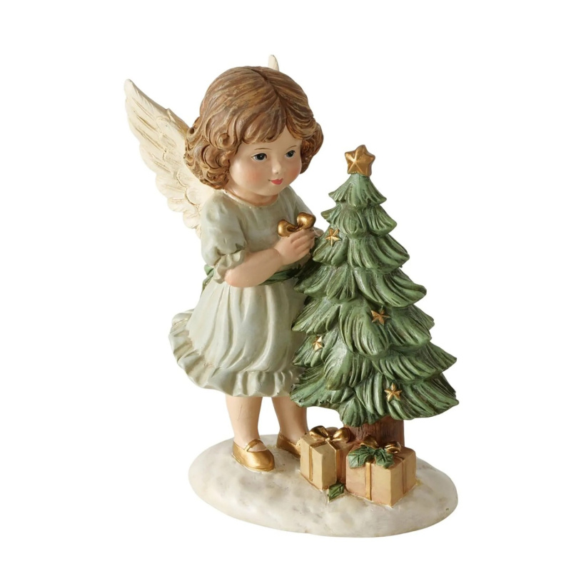 Boltze Figurka Clara anděl, vícebarevná, 20 cm