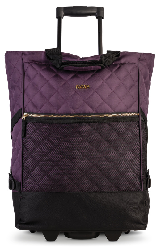 PUNTA Wheel Classy nákupní taška - fialová - 33L