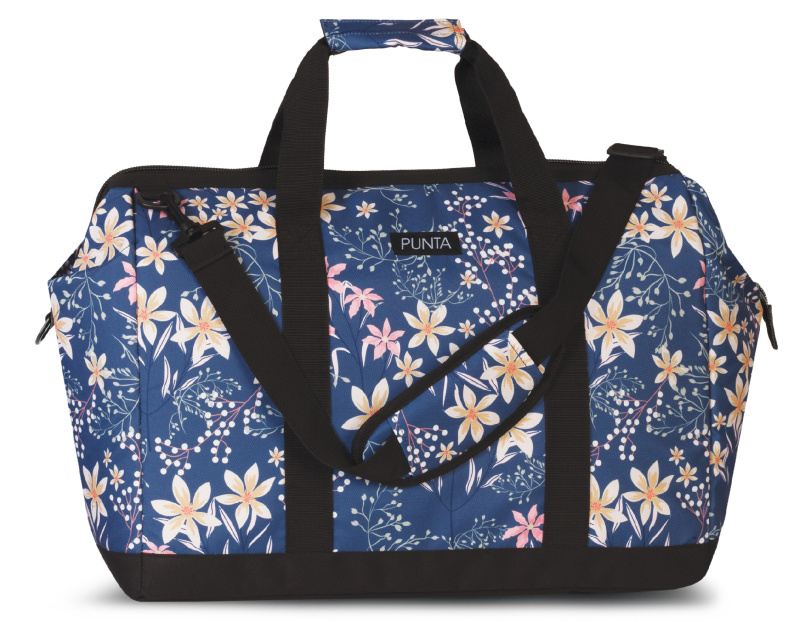 Punta weekend cestovní taška - 27L - navy s květinami