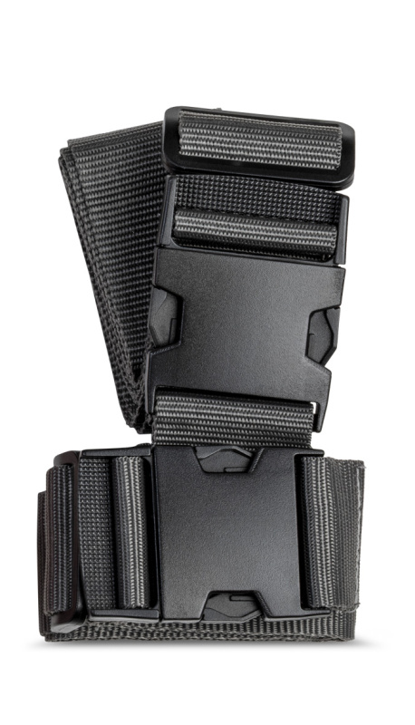 WORLDPACK sada zajišťovacích popruhů na zavazadlo - tmavě šedá