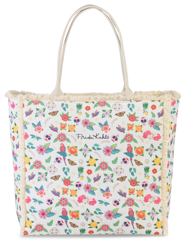 Dámská Tote kabelka Frida Kahlo 22L - barevná