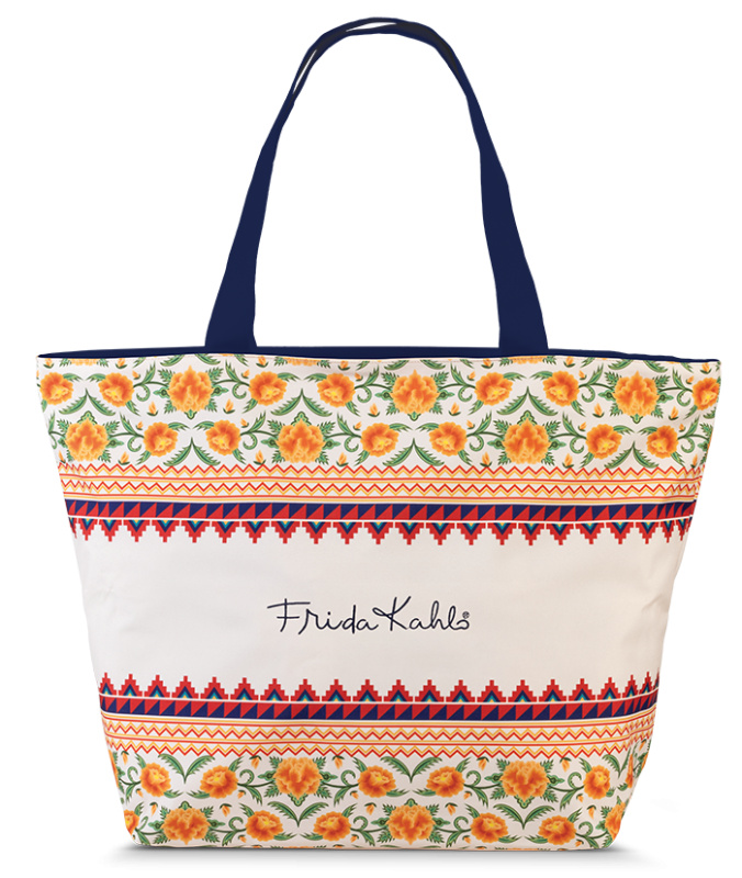 Dámská shopper taška Frida Kahlo 31 L - květy