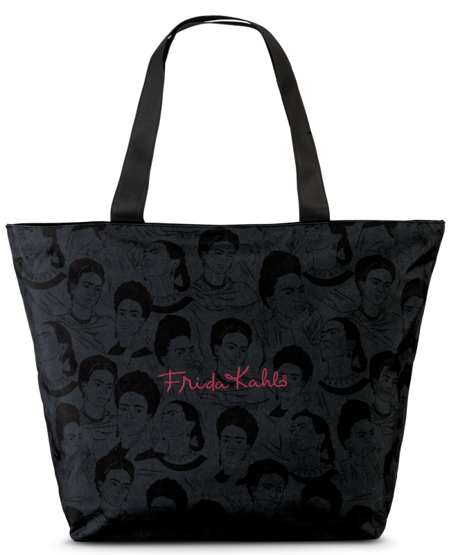 Dámská shopper taška Frida Kahlo 31 L - černá
