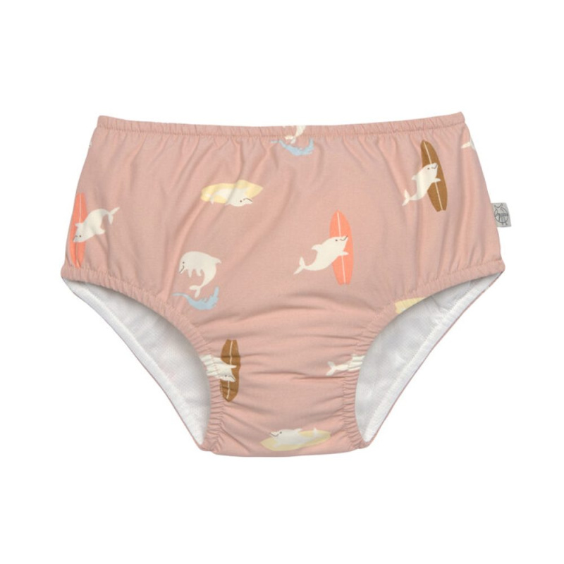 Lässig Splash Swim Diaper dolphin peach 07-12 mo.