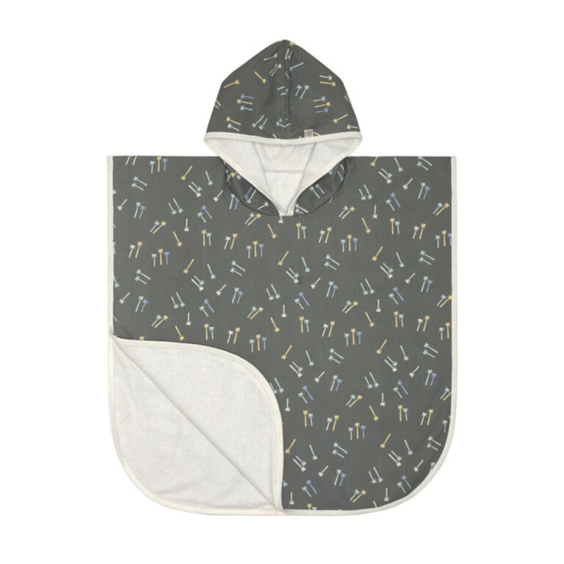 Lässig Splash Beach Poncho palms deep olive