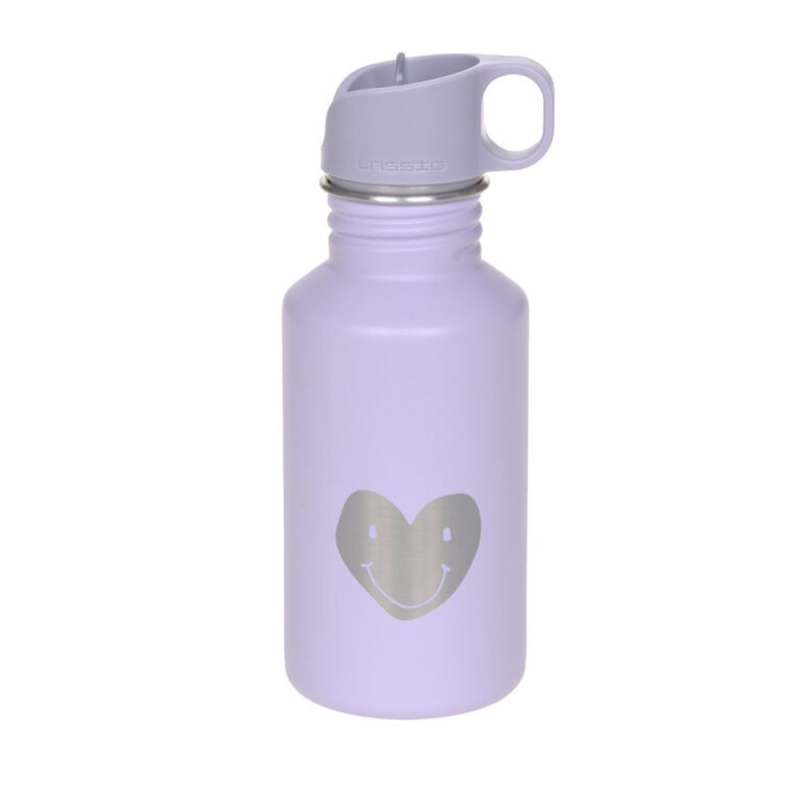 Lässig KIDS Bottle Stainless Steel Little Gang heart lilac