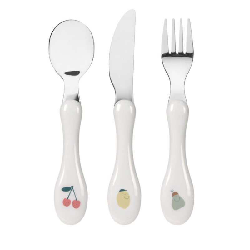 Lässig BABIES Cutlery 3pcs Garden Happy Fruits