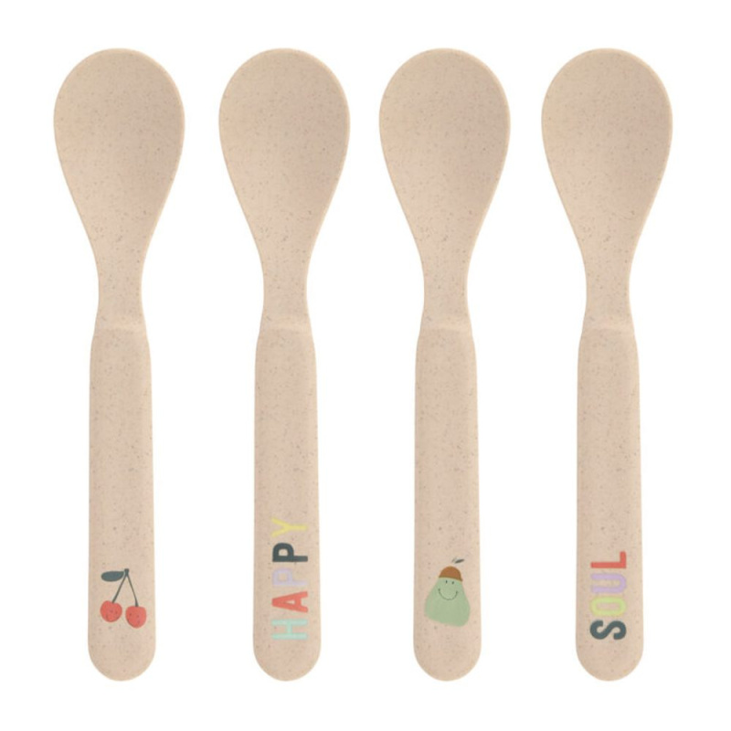 Lässig BABIES Spoon Set PP/Cellulose Happy Fruits cherry