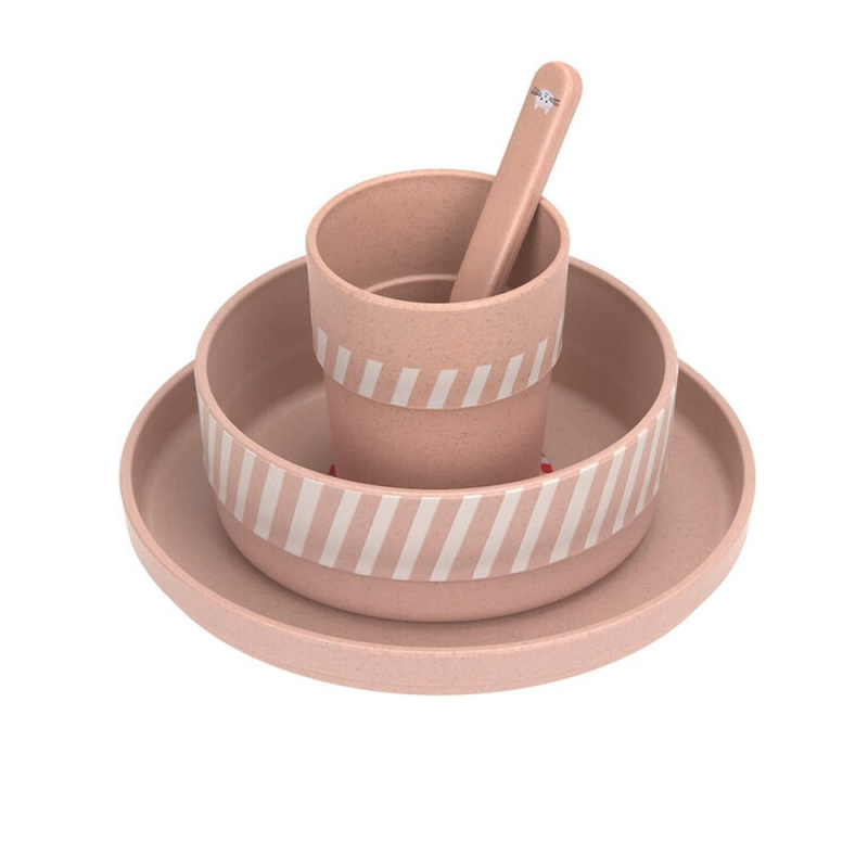 LÄSSIG jídelní sada Tiny Team cat