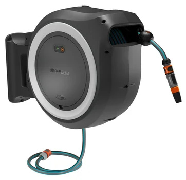 Akumulátorový nástěnný box na hadici PowerRoll XXL bez akumulátoru, 40 m, bílý