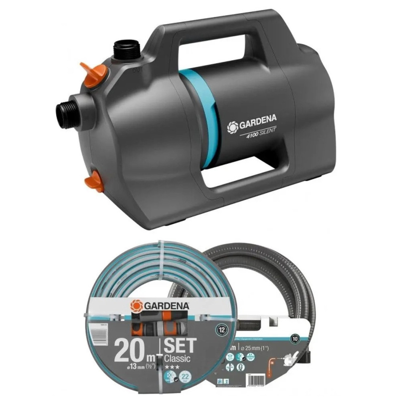 GARDENA Germany GARDENA 4100 Silent - zahradní čerpadlo, sada
